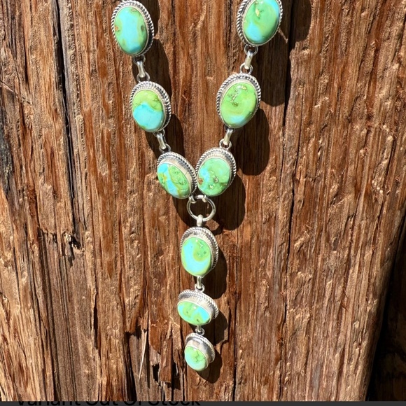 Authentic Shirley Henry Sonoran Gold Lariat AND Matching Earrings - Picture 3 of 9